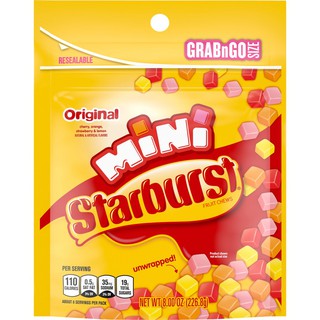 Kẹo Starburst Original Minis Fruit Chews Candy 226.8gr