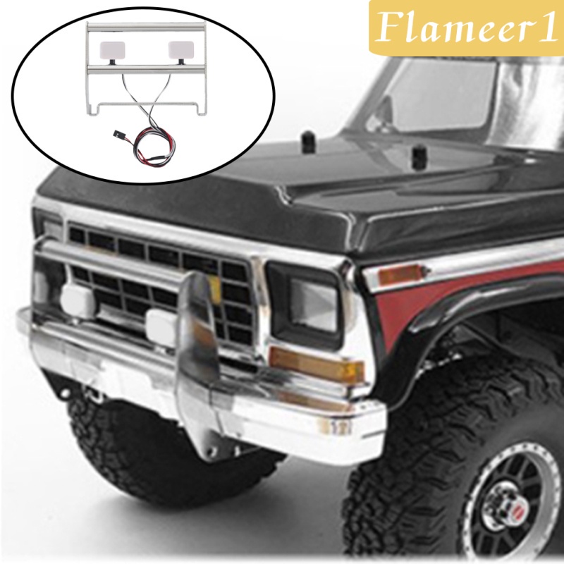 Thanh Cản Trước Bằng Kim Loại Có Đèn Led Cho Xe Hơi Điều Khiển Từ Xa Axial SCX10 90046 1 / 10