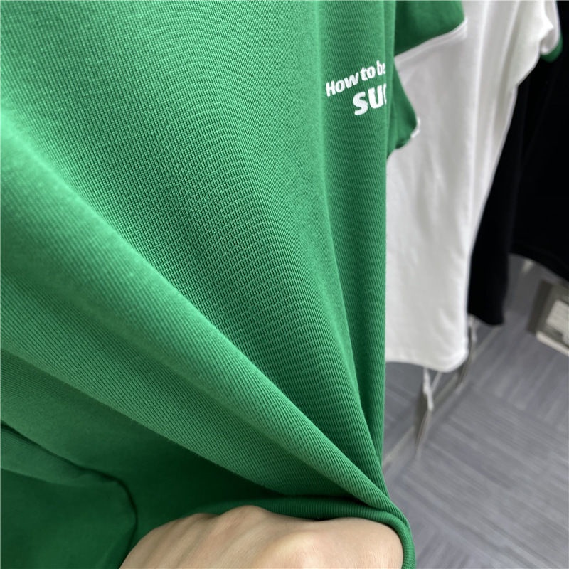 Áo thun BH tay ngắn in chữ nhiều màu sắc thời trang mùa hè cho nữ