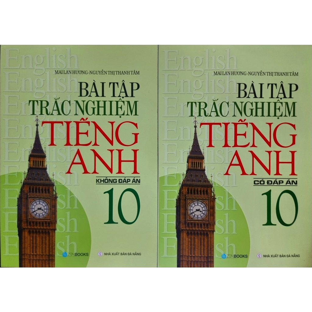 Sách - Bài Tập Trắc Nghiệm Tiếng Anh Lớp 10 Mai Lan Hương ( Có Đáp Án & Không Đáp Án, Tùy Chọn )