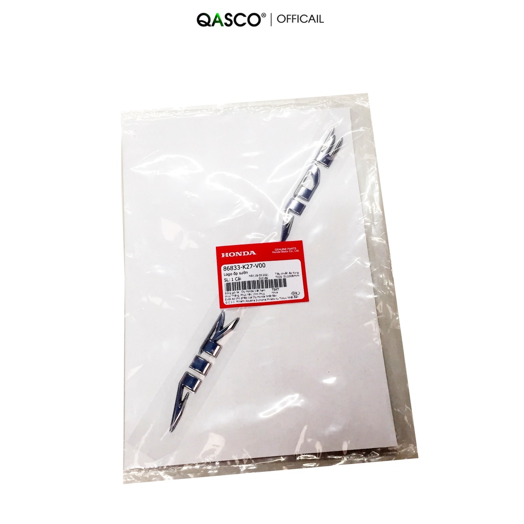 Logo ốp sườn HONDA Air Blade 125  QA(86833K27V00) _( 7A 5E)