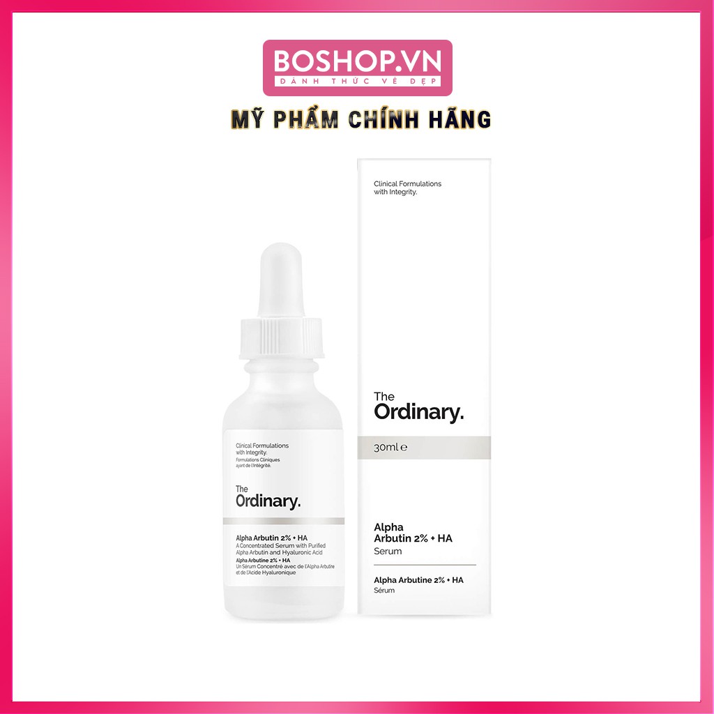Serum Trắng Sáng Da Cấp Nước The Ordinary Alpha Arbutin 2% + HA 30ml