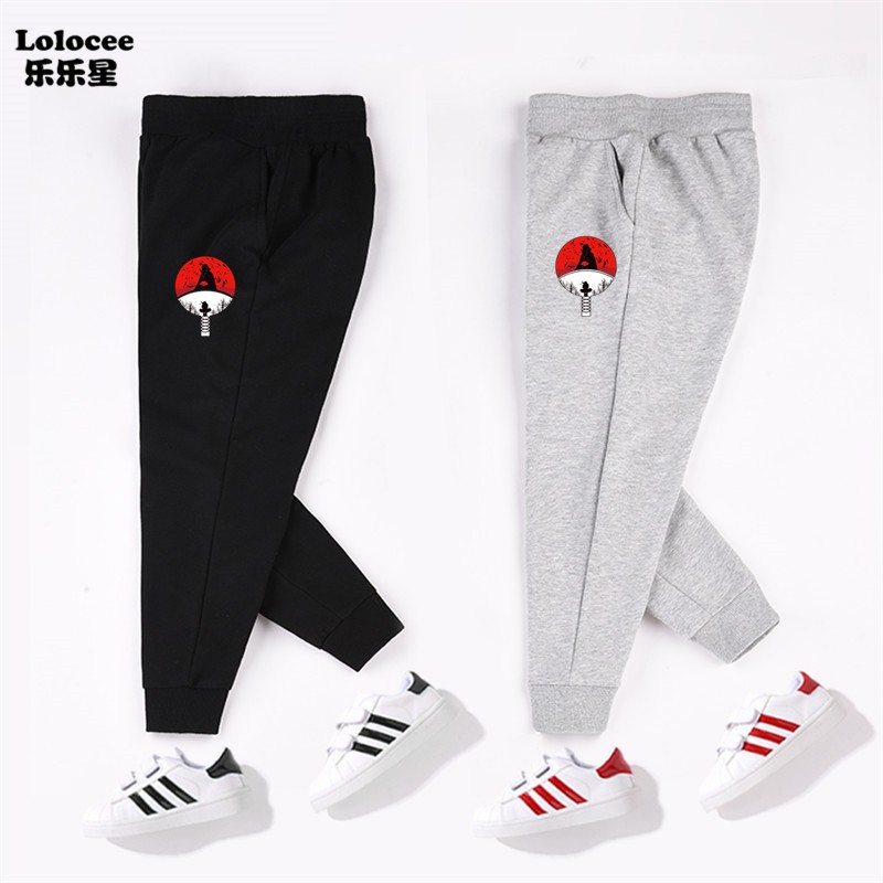 Quần Jogger Cotton In Họa Tiết Hoạt Hình Naruto Cho Bé Trai