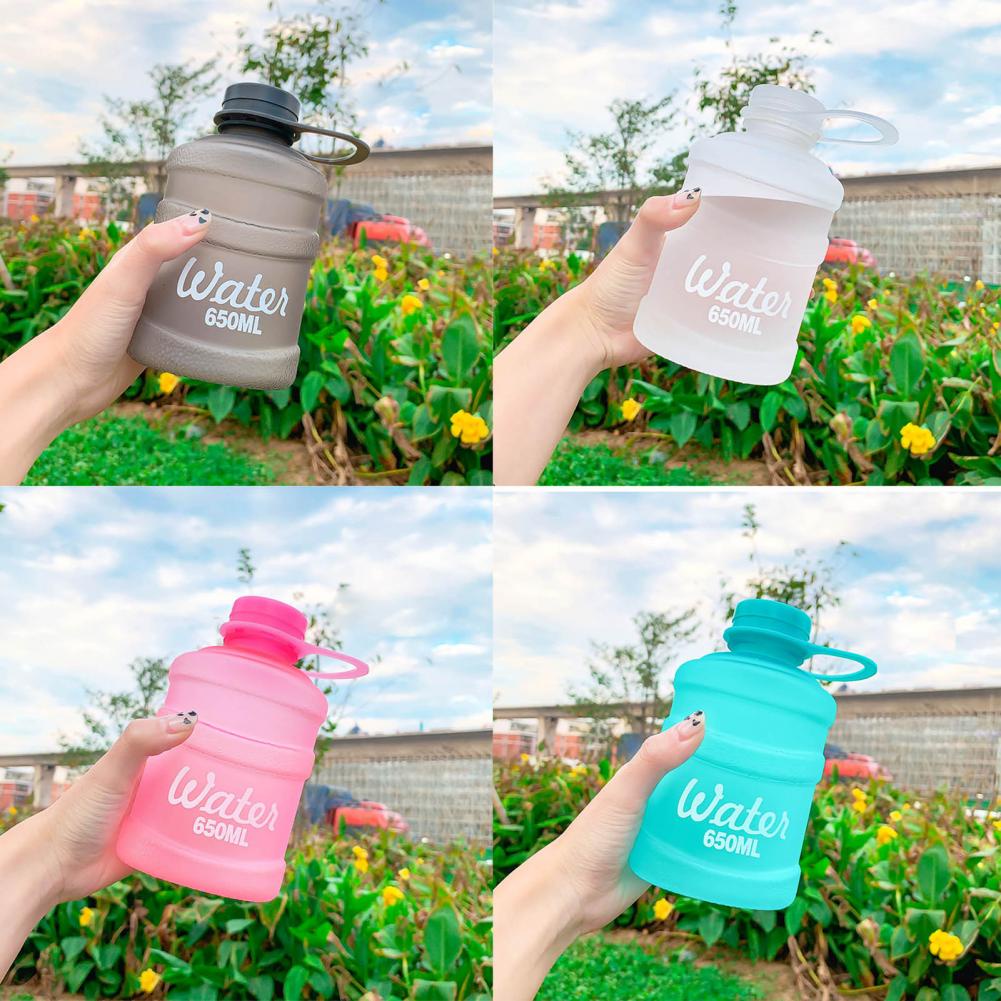 Hàng giao ngay Cốc nhựa đựng nước di động Bình Nhựa Đựng Nước Dung Tích Lớn 650ML