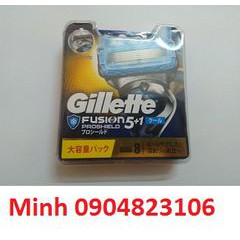 Lưỡi dao cạo râu 5 lưỡi hộp 8 Gillette Fusion Proglide