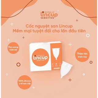 Cốc nguyệt san Lincup Sensitive (Lần đầu sử dụng cốc)