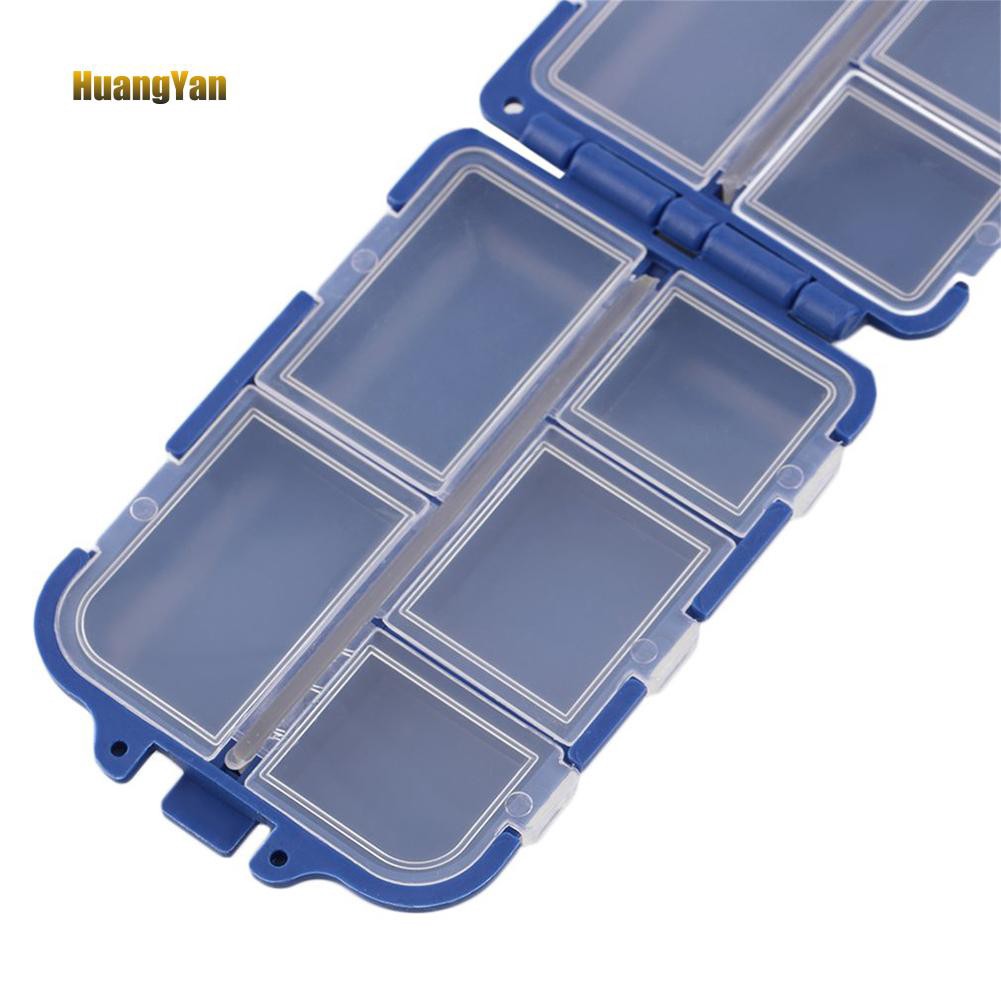 ☞Phụ Kiện Chuyên Dụng Dành Cho HY HY HY HY☜Hộp Đựng Móc Câu Cá 10 Ngăn Tiện Lợi