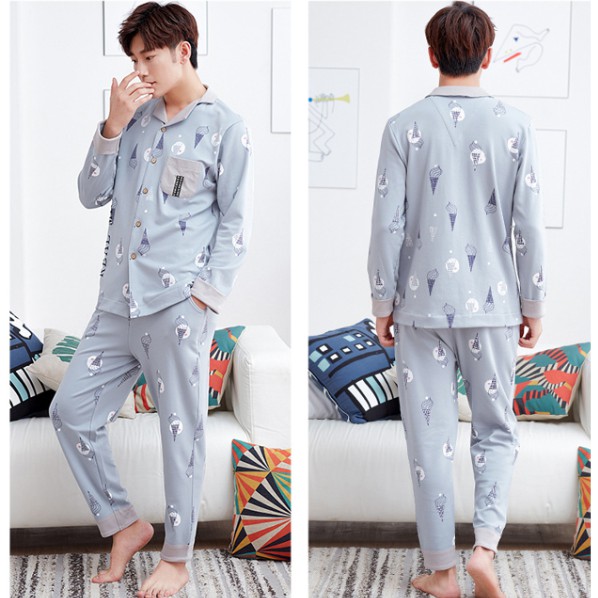 Đồ bộ mặc nhà Pijama nam, tông màu khỏe khoắn, chất vải cotton 100% mềm mại, thoáng mát