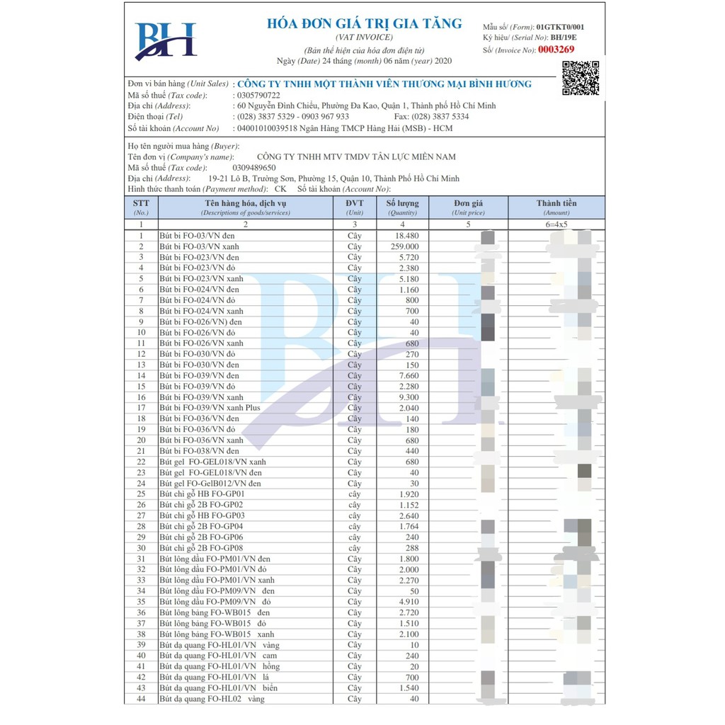 Bút bi Flexoffice FO-036 (Hộp 20 Cây)