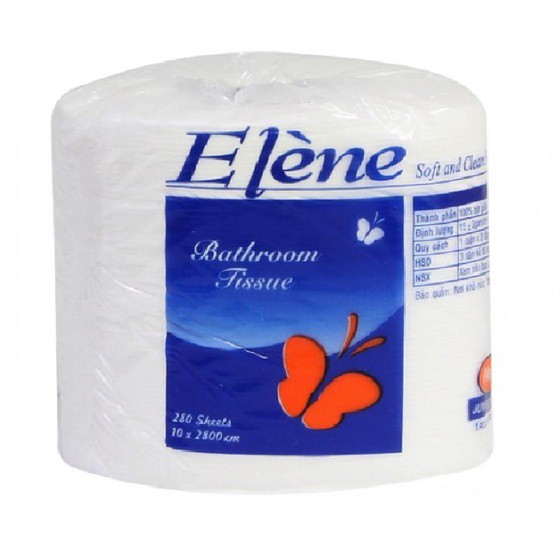 Giấy vệ sinh Elene 9 cuộn X 3 lớp có lõi