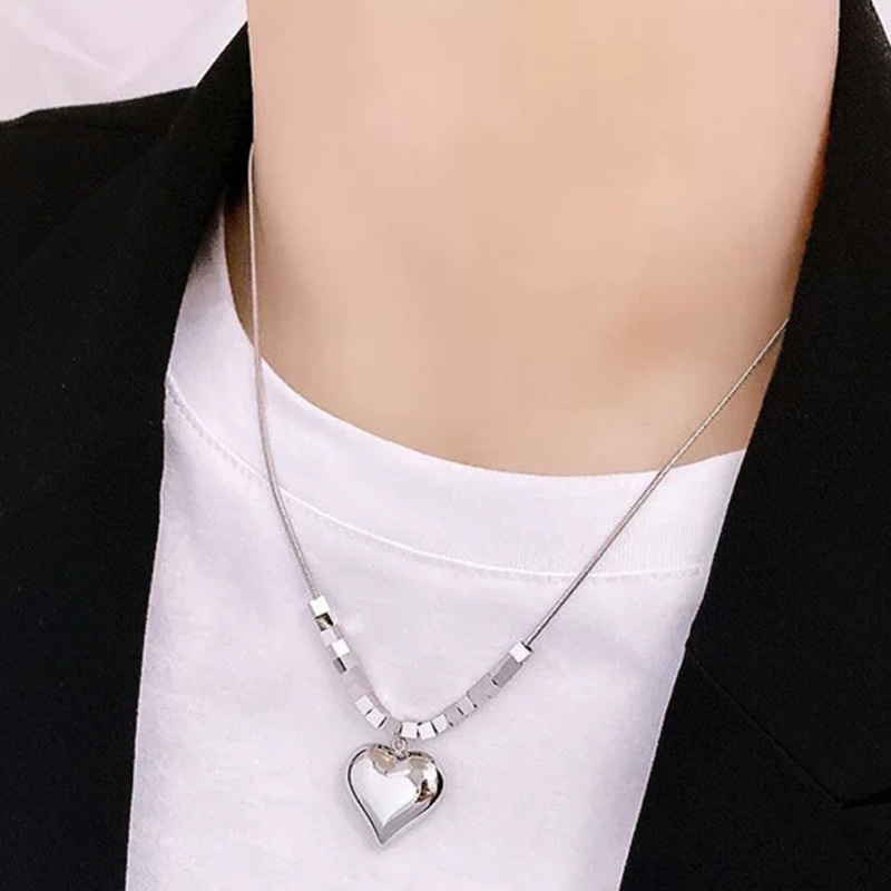 Vòng cổ Hình Trái Tim Sang Trọng Thời Trang Cho Nữ