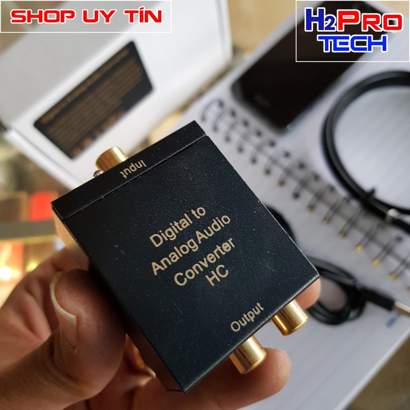 [Mã ELFLASH5 giảm 20K đơn 50K] Bộ chuyển đổi quang ra AV HC có dây nguồn USB - loại tốt ( tặng dây quang 1m )