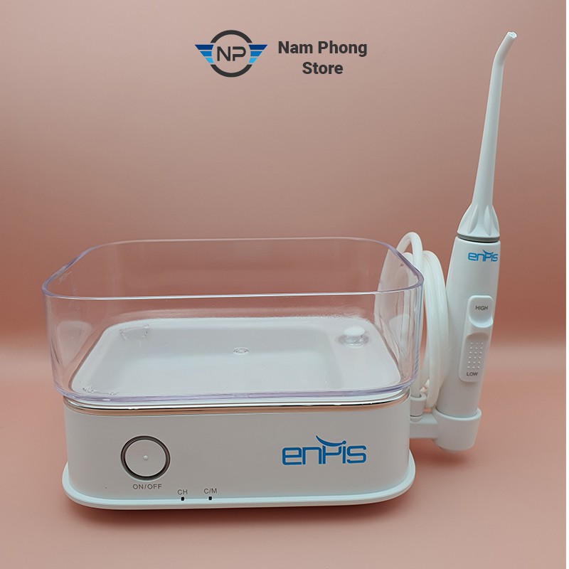Máy tăm nước SMART IRRI chính hãng ENPIS, để bàn, du lịch, sạc Type-C, bảo hành 12 tháng, Portable Oral Irrigator