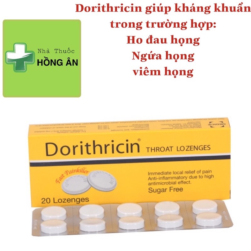 Viên Ngậm Kháng khuẩn Dorithicin