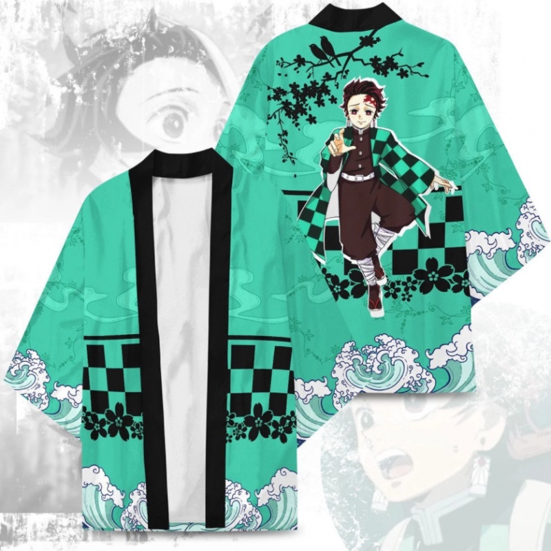 Áo Choàng Kimono Hóa Trang Nhân Vật Anime Demon Slayer Hashibira Inosuke Độc Đáo