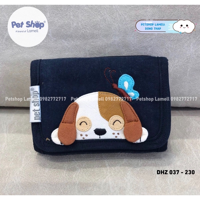 Bóp ví gấp đựng giấy tờ nhiều ngăn PETSHOP - DHZ 037 - NZ 181