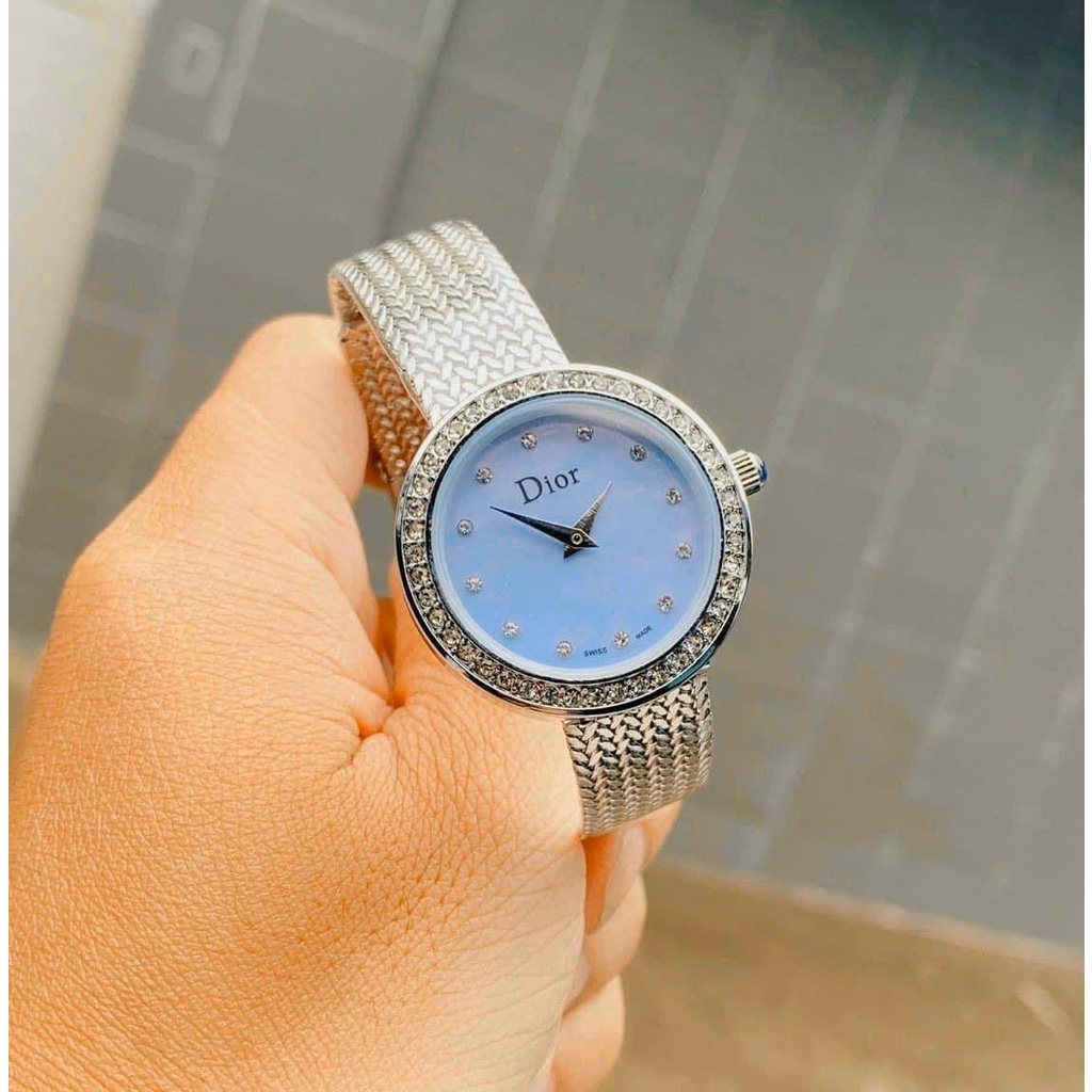 Đồng hồ nữ Dior mặt tròn viền siêu xinh size 30mm thumbnail