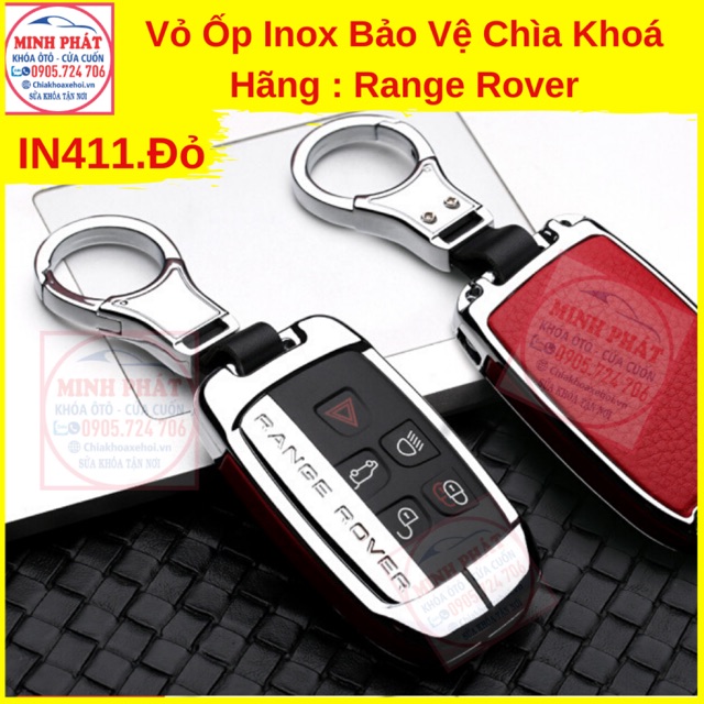 Vỏ Ốp Inox Bảo Vệ Chìa Khoá xe Ô Tô Range Rover