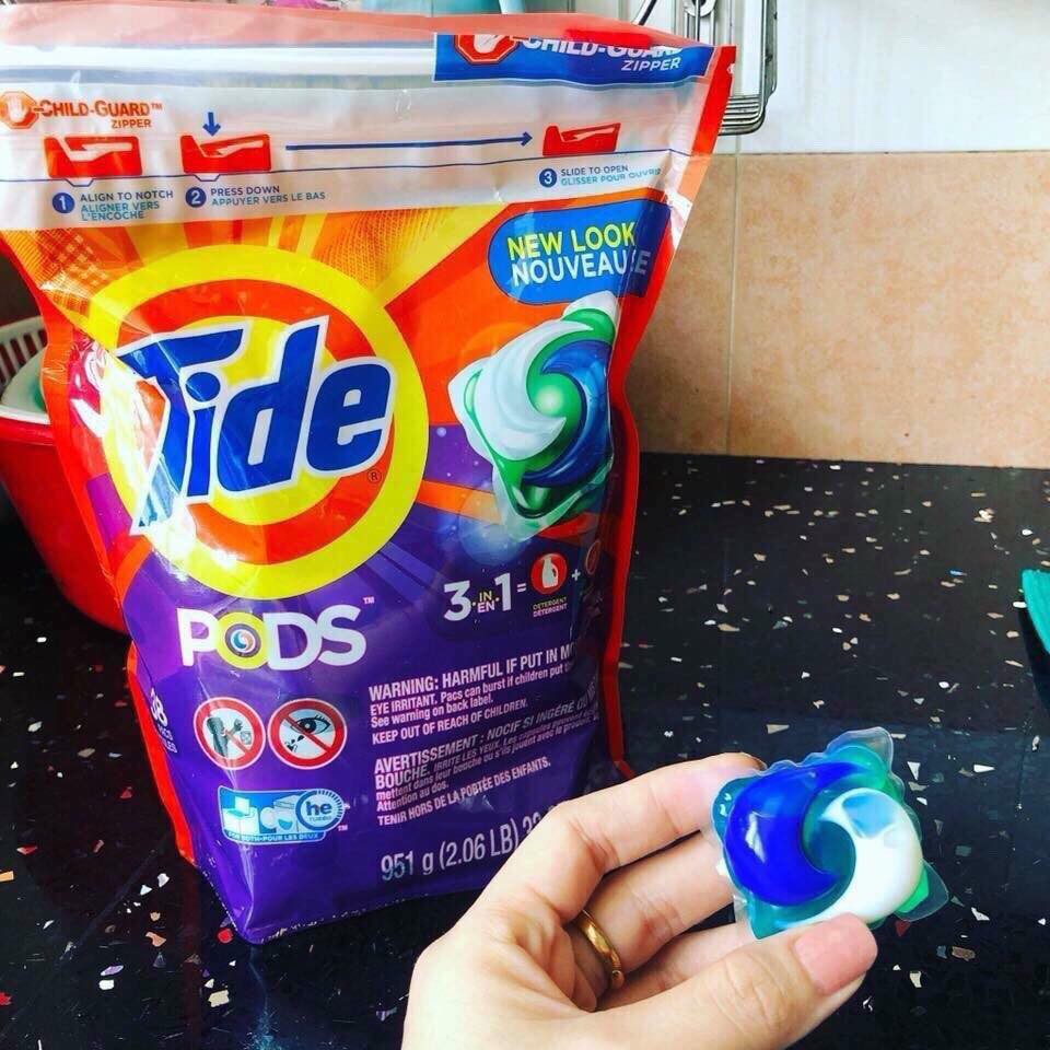 Viên giặt xả Tide Pods 38 viên/951g (Mỹ)