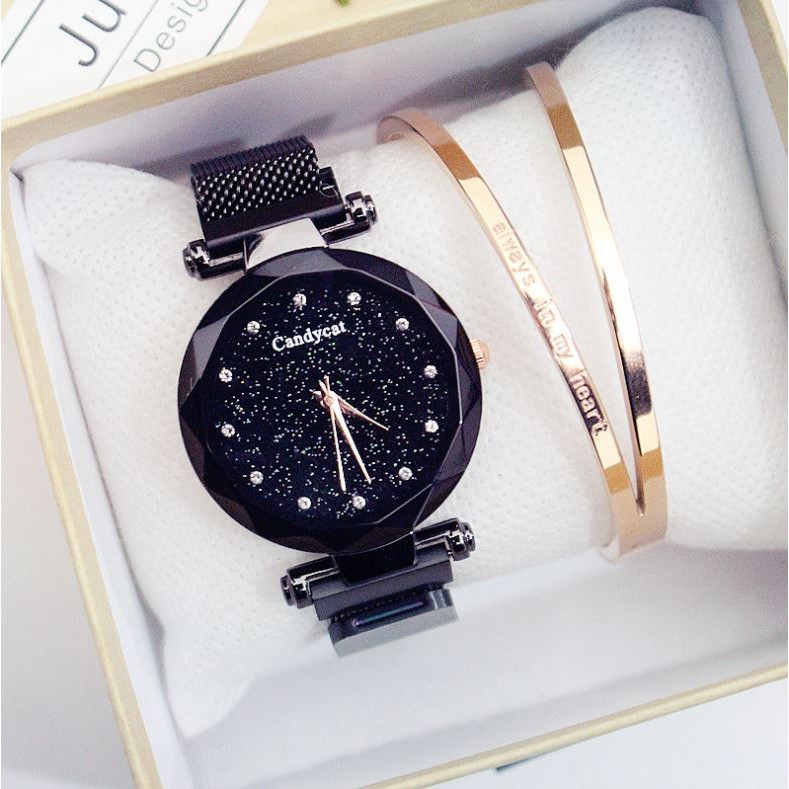Đồng hồ thời trang nữ Candycat dây hợp kim M20
