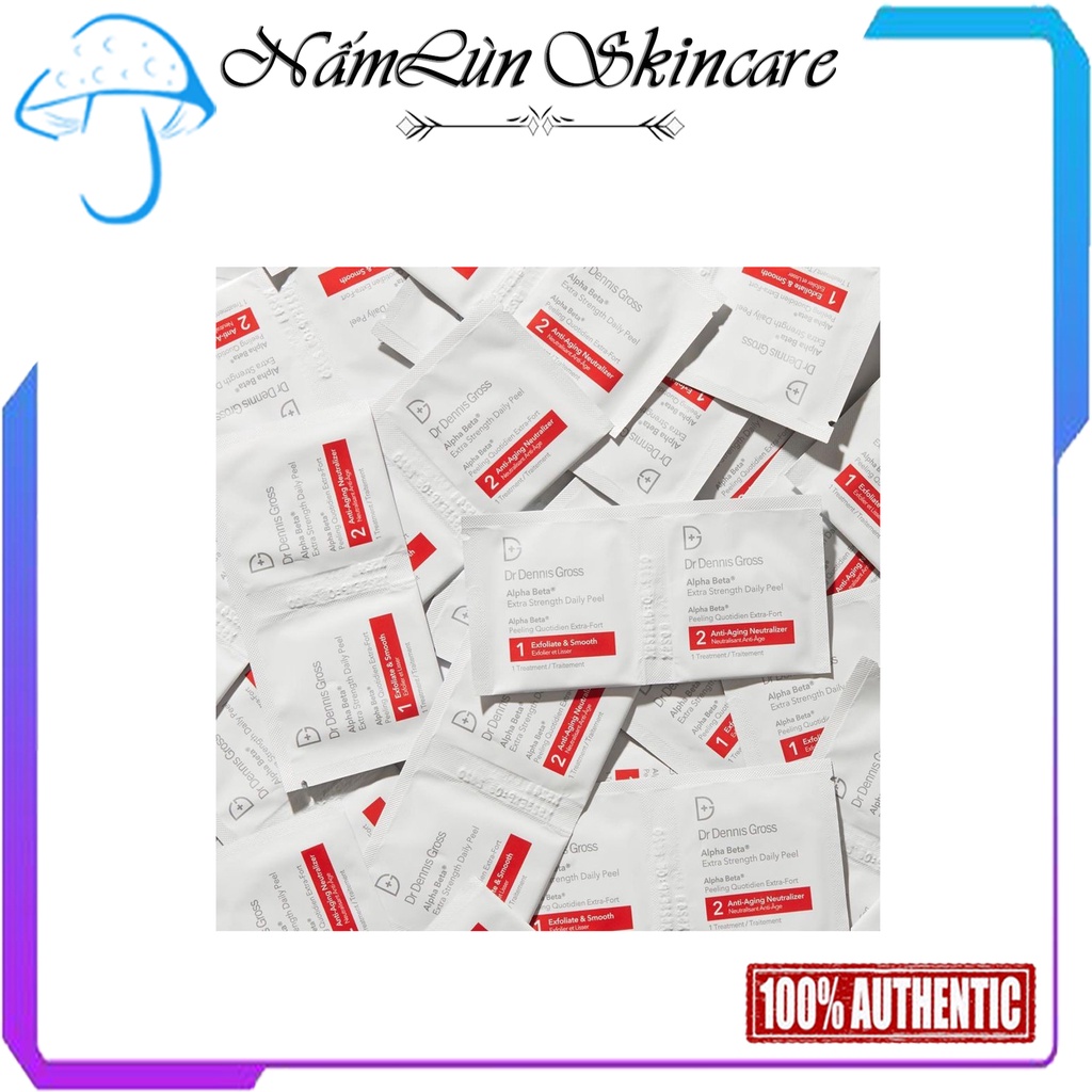 Tẩy da chết Dr Dennis Gross Alpha Daily , Peel Da Dr Dennis Gross Extra Strength Daily Peel