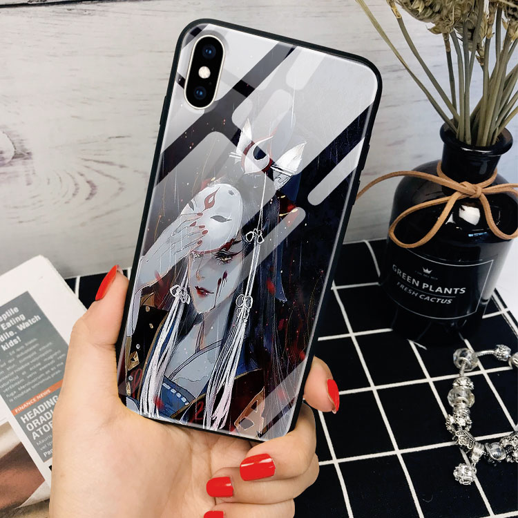 Ốp Lưng Kính Cường Lực In Hình Hồ Ly Tinh CITYSHOP68 Cho Iphone 12 Mini Pro Max 11 Pro Max Xs Max Xr X 7 8 Plus