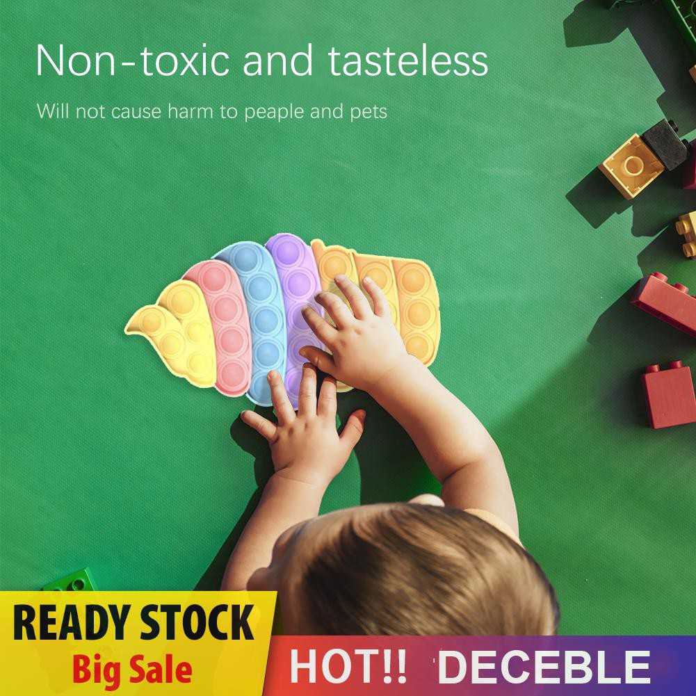 Đồ chơi Pop It giảm căng thẳng hình que kem màu sắc cầu vồng