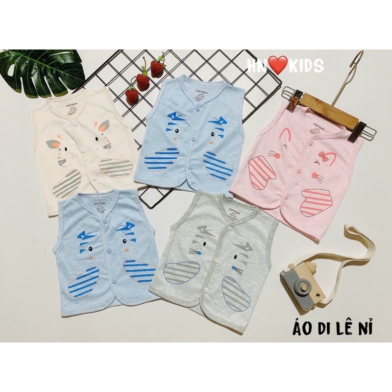 Áo gile nỉ mỏng cho bé trai/ bé gái