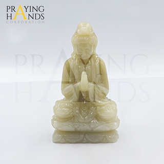 Tượng quan âm ngồi - đá pakistan