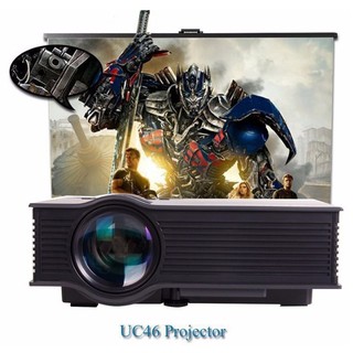 Máy chiếu mini Cao Cấp UNIC UC46 Wifi (Đen) + Cáp HDMI 1.5m