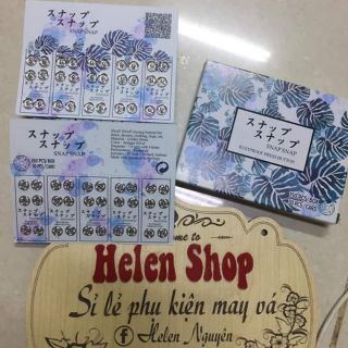 Nút bấm hàng nhật cao cấp màu trắng(nút bấm nhật)