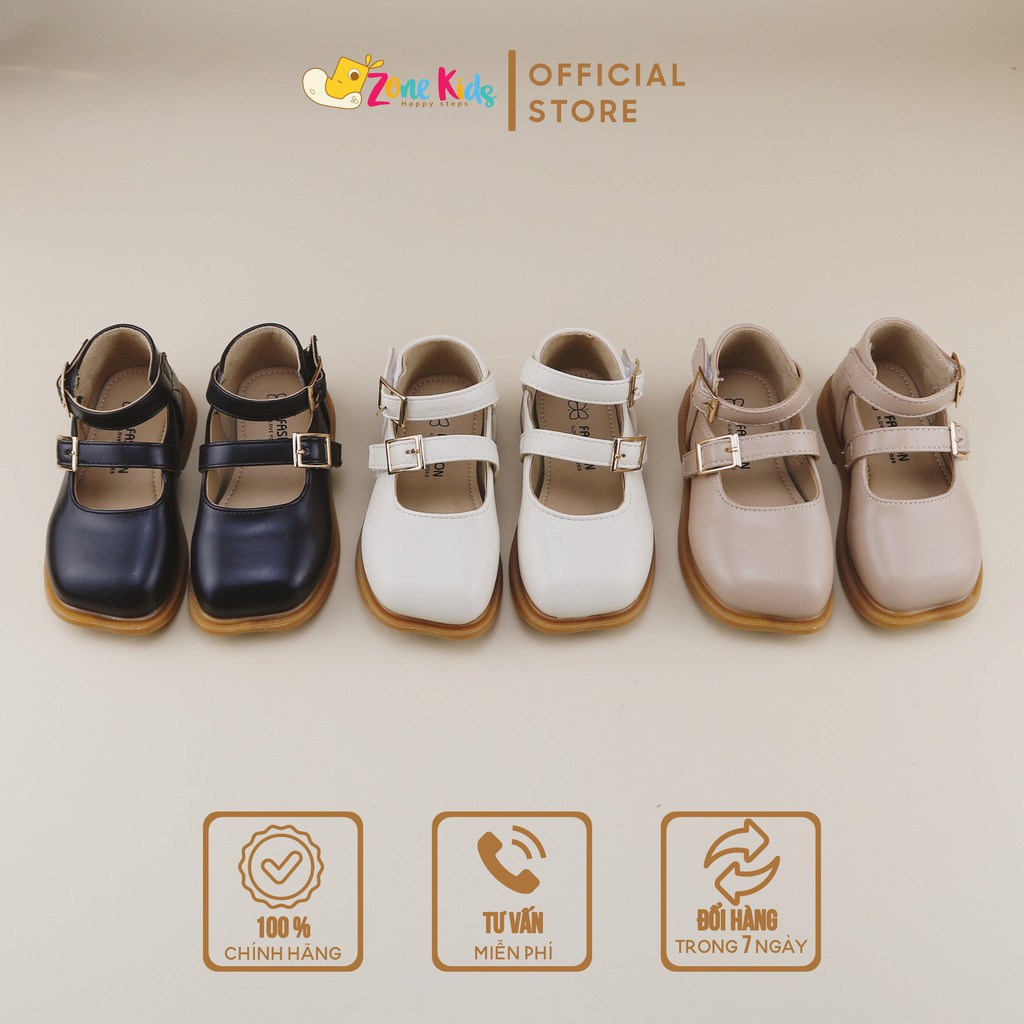 Giày búp bê hai quai dán cho bé gái Zonekids - B06