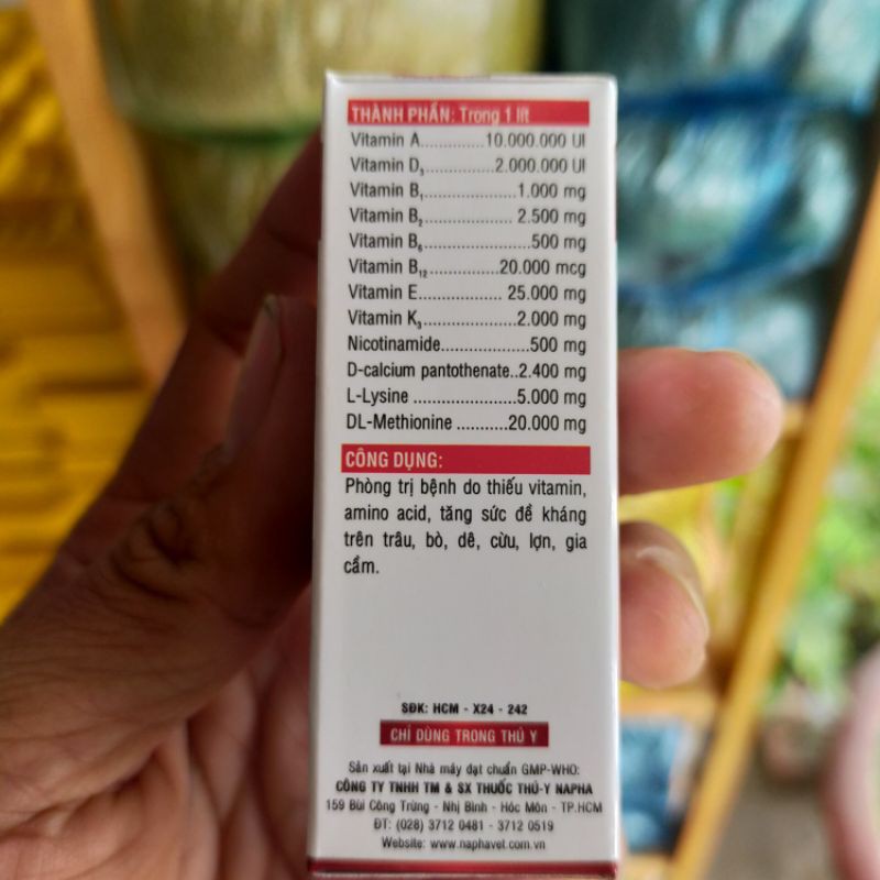 Nước tăng lực cao cấp chuyên dùng cho gà đá TONIC 10ml