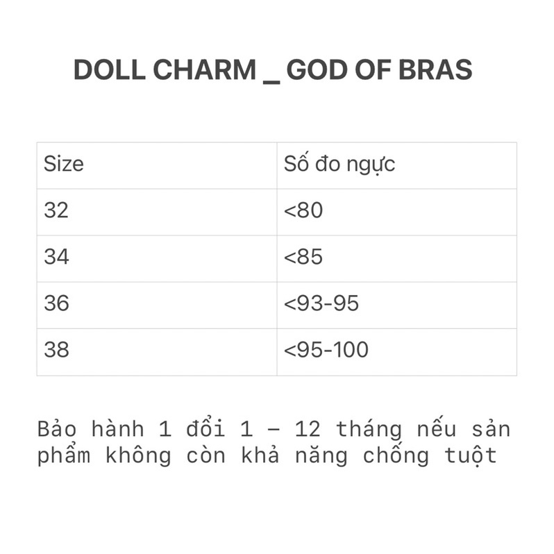 Áo Nâng Ngực - CharmDoll