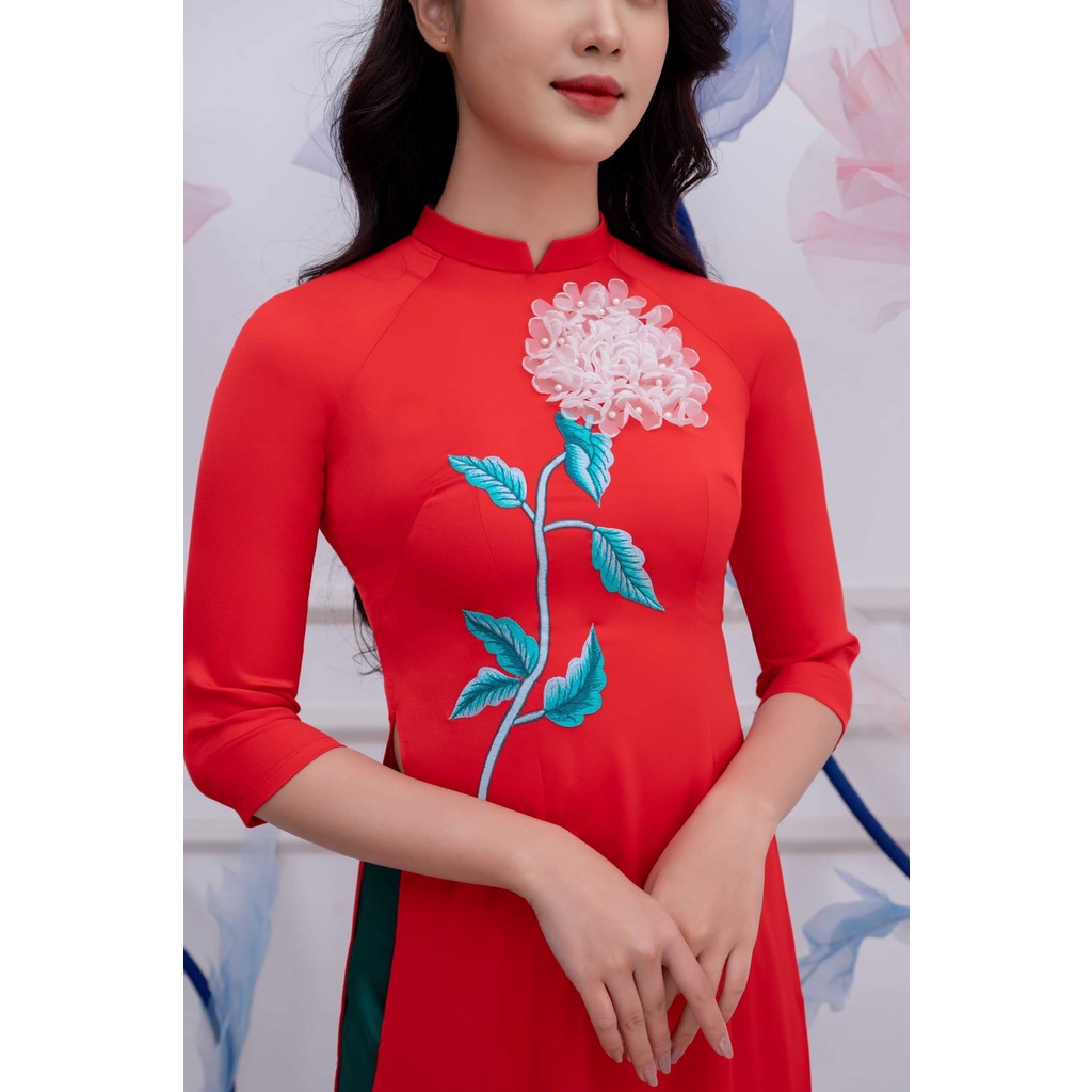 giá siêu rẻ SIÊU PHẨM ÁO DÀI xuân hồng duyên dáng