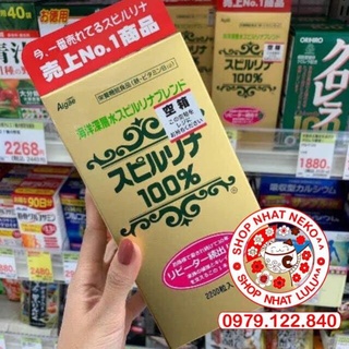 Tảo xoắn Spirulina Nhật dạng túi 2200/2400 viên