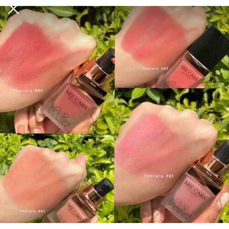 MÁ HỒNG KEM NEE CARA COLOR HIGH QUALITY LIQUID BLUSH