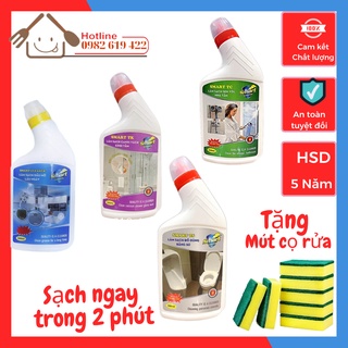 SMART làm sạch đồ dùng bằng sứ, ionx, kính và dầu mỡ