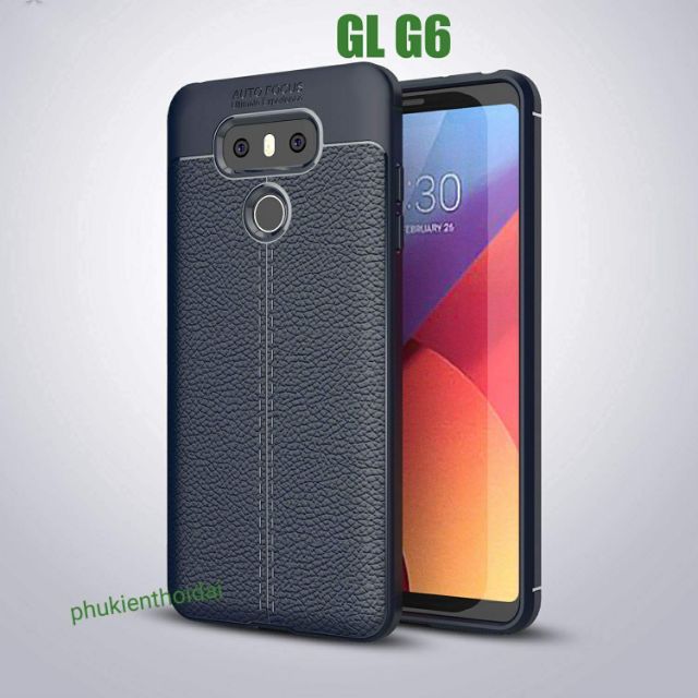 LG G6 ốp lưng chống sốc họa tiết da giả cao cấp