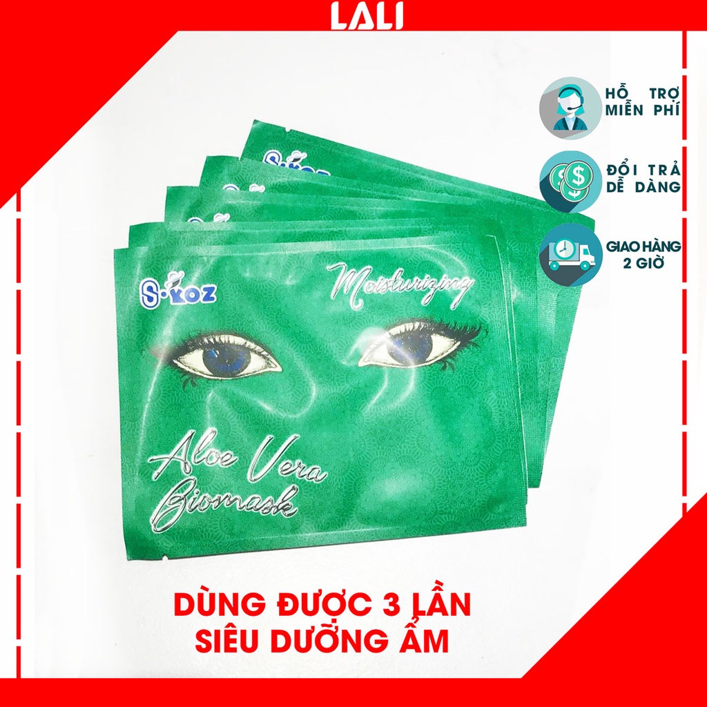 Mặt nạ sinh học Skoz nha đam 3 lớp siêu dưỡng ẩm