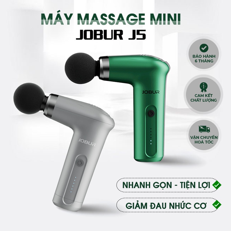 Máy massage cơ bắp, máy đấm lưng, Jobur hàng chính hãng, bảo hành 12 tháng