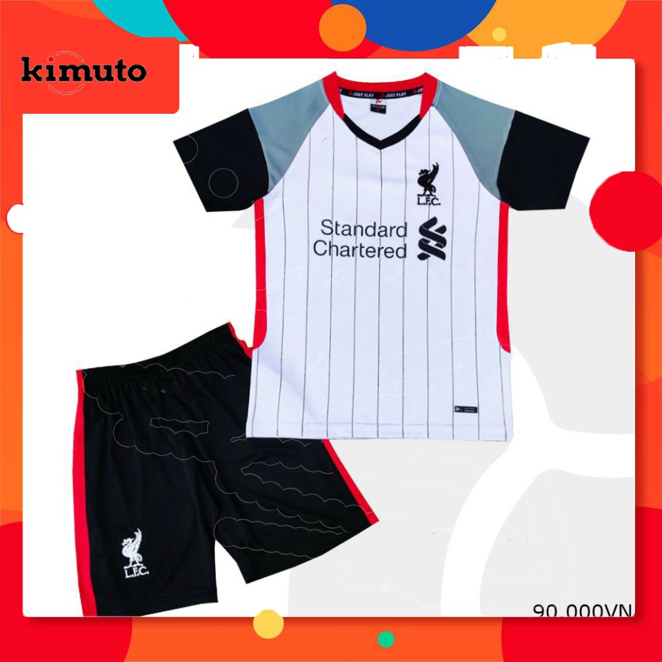 Áo bóng đá,⚽đồ đá banh trẻ em CLB Liverpool⚽ đồ bộ trẻ em Siêu dễ thương , chất vải thun lạnh mát, thấm hút mồ hôi