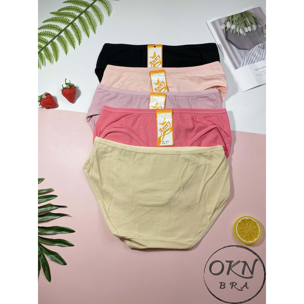 Quần lót nữ cotton mềm mát, thấm hút tốt Anny 3013 Thái Lan