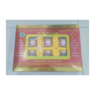 Nước yến sào Nha Trang 25 % sợi yến lốc 6 lọ x 70 ml