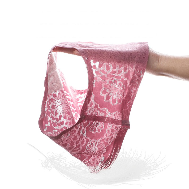 Quần Lót UNLIMON Lưng Vừa Vải Lụa Băng Không Đường May Họa Tiết Hoa Dành Cho Bạn Nữ | BigBuy360 - bigbuy360.vn