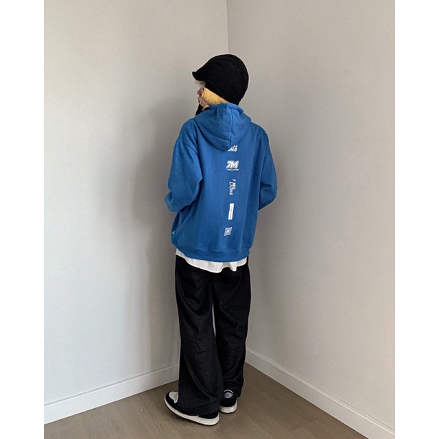 Áo Hoodie 7millions Icon Logo - Màu xanh - Đi kèm Box - Unisex - Form oversize | BigBuy360 - bigbuy360.vn