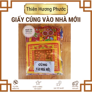 Cúng về nhà mới gồm quần áo đất đai vàng mã