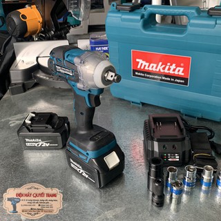 Máy Siết Bulong Pin MAKITA 72V [ FULL BOX + BH 6 Tháng ] - 2 Pin và 1 Sạc - Tặng 6 Đầu Khẩu và 1 Đầu Chuyển Vít