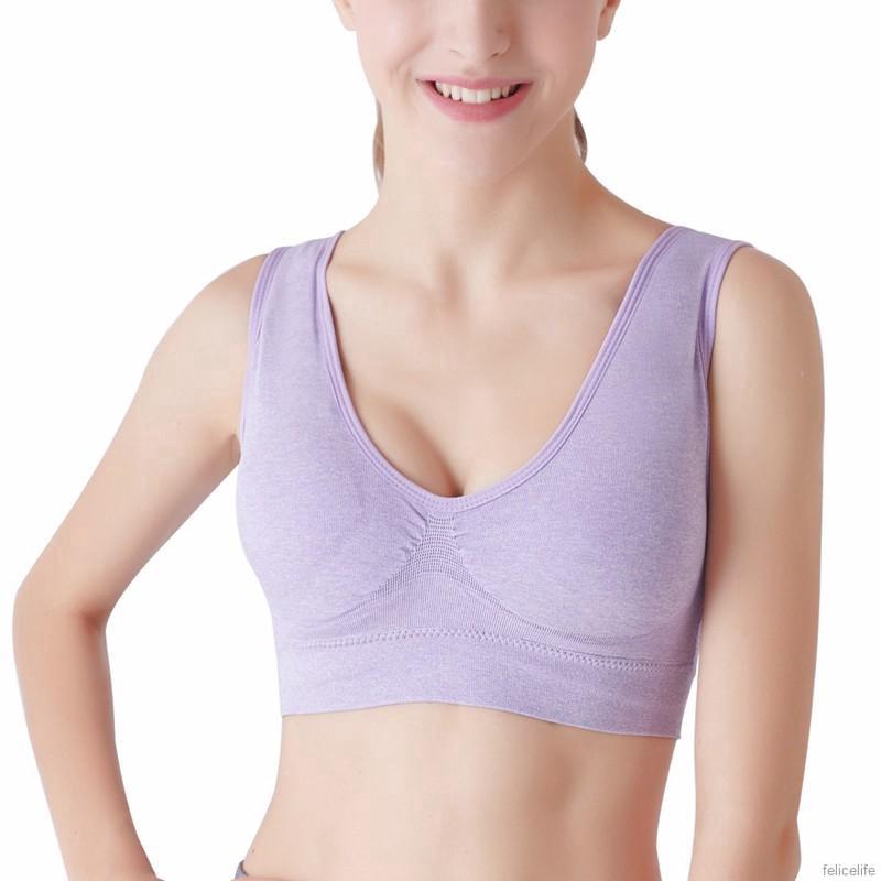 Áo ngực thể thao không đường may size lớn có mút lót