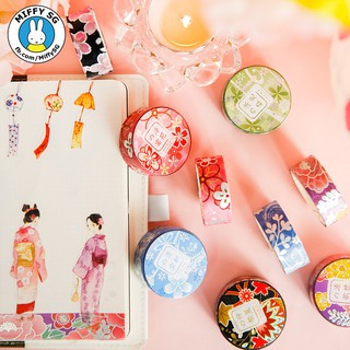 Băng dán washi tape VẢI VÓC KIMONO